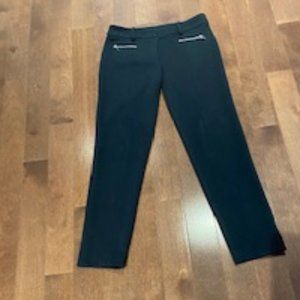 Navy blue knit pants